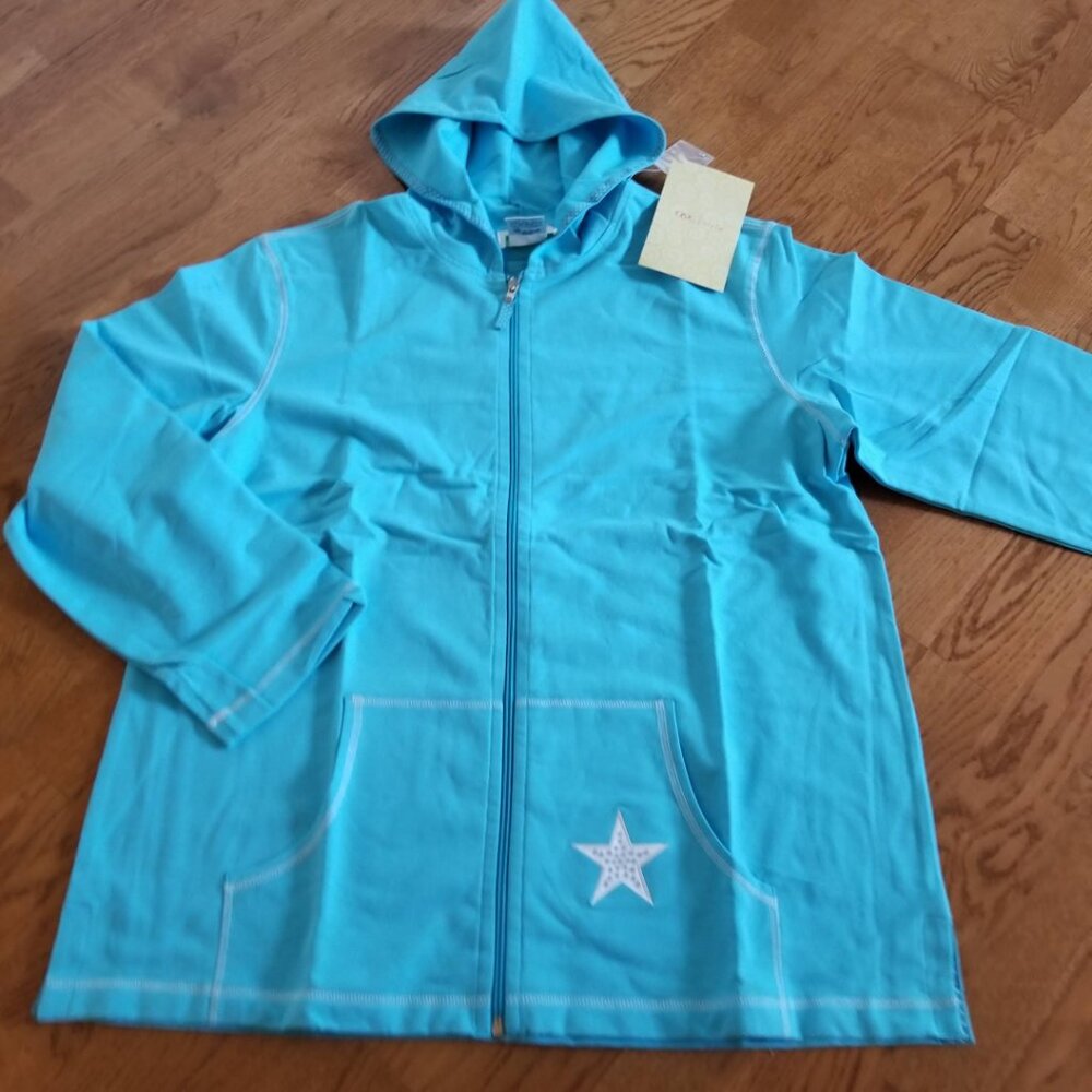 Quaker Factory Zip Up Hoodie - new with tags